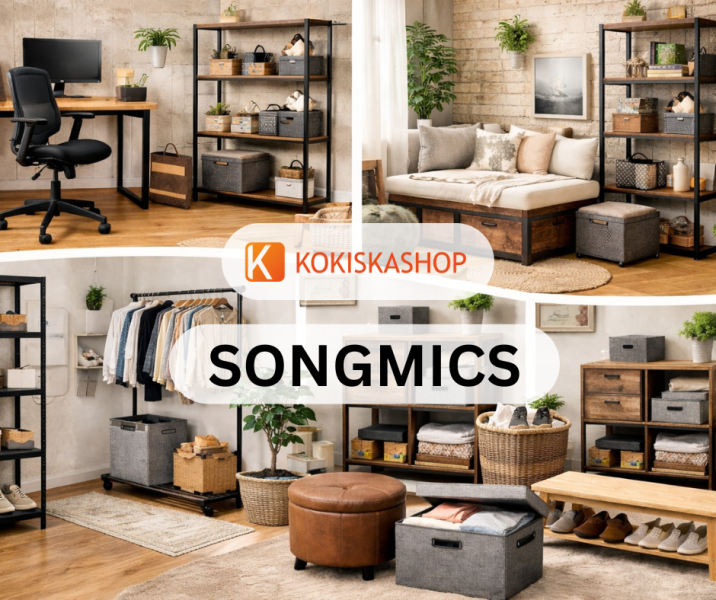 Novinka v kokiskashope: Značka SONGMICS rozširuje našu ponuku ešte viac, ako čakáte