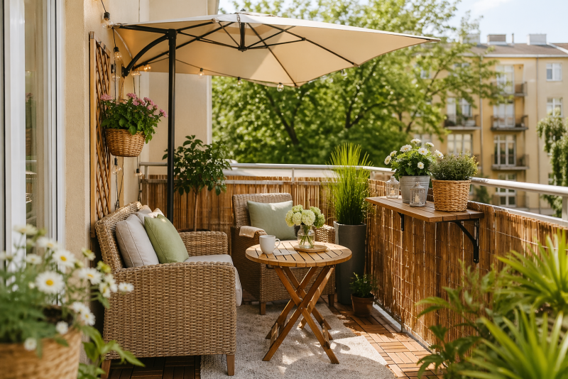 Ako premeniť balkón na príjemné miesto na jarné posedenie