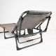 Skladacie lehátko, sivé, 189,5 x 58,5 x 33,5 cm