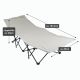 Skladacie lehátko, béžové, prenosná taška