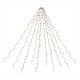 Svetelná reťaz v tvare kužeľa, 280 LED, teplá biela