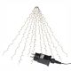 Svetelná reťaz v tvare kužeľa, 280 LED, teplá biela