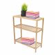 Bambusový regál, 3 police, 60 x 26 x 66 cm