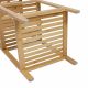 Bambusový regál, 5 políc, štvorcový