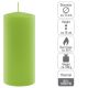 Sada stĺpových sviečok, 15 cm, Ø 7,5 cm, svetlozelená, 2 ks