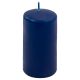 Sada stĺpových sviečok, 11,5 cm, Ø 6 cm, modrá, 6 ks