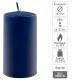 Sada stĺpových sviečok, 11,5 cm, Ø 6 cm, modrá, 6 ks