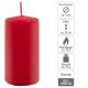 Červená parafínová sviečka 10 cm, 20 h horenia, sada 16 ks