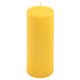 Sada stĺpových sviečok, 20 cm, Ø 7,5 cm, žltá, 2 ks