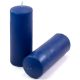 Sada stĺpových sviečok, 20 cm, Ø 7,5 cm, modrá, 2 ks