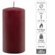 Sada stĺpových sviečok, 15 cm, Ø 7,5 cm, vínová, 2 ks