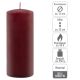 Sada stĺpových sviečok, 20 cm, Ø 7,5 cm, vínová, 4 ks