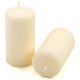 Sada stĺpových sviečok, 11,5 cm, Ø 6 cm, krémová, 12 ks