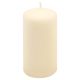 Sada stĺpových sviečok, 11,5 cm, Ø 6 cm, krémová, 12 ks
