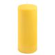 Sada stĺpových sviečok, 25 cm, Ø 10 cm, žltá, 2 ks