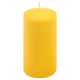 Sada stĺpových sviečok, 15 cm, Ø 7,5 cm, žltá, 4 ks