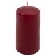 Sada stĺpových sviečok, 11,5 cm, Ø 6 cm, vínová, 6 ks
