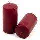 Sada stĺpových sviečok, 11,5 cm, Ø 6 cm, vínová, 6 ks
