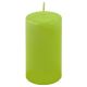 Sada stĺpových sviečok, 11,5 cm, Ø 6 cm, svetlozelená, 6 ks