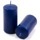 Modrá parafínová sviečka 10 cm, 20 h horenia, sada 8 ks