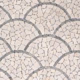 Mozaika z prírodného kameňa, vejár, béžová, 0,98 m2