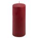 Sada stĺpových sviečok, 25 cm, Ø 10 cm, vínová, 2 ks