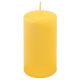 Sada stĺpových sviečok, 11,5 cm, Ø 6 cm, žltá, 6 ks