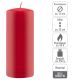 Sada stĺpových sviečok, 20 cm, Ø 7,5 cm, červená, 6 ks