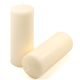 Sada stĺpových sviečok, 20 cm, Ø 7,5 cm, krémová, 2 ks