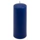 Sada stĺpových sviečok, 20 cm, Ø 7,5 cm, modrá, 4 ks