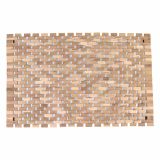 Protišmyková podložka, teak, prírodná, 60 x 40 cm