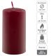 Sada stĺpových sviečok, 11,5 cm, Ø 6 cm, vínová, 12 ks