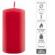 Sada stĺpových sviečok, 11,5 cm, Ø 6 cm, červená, 12 ks