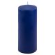 Sada stĺpových sviečok, 25 cm, Ø10 cm, modrá, 2 ks