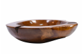 Dekoratívna misa z teakového dreva Ø 50 cm, hnedá