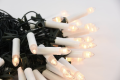 LED sviečky na vianočný stromček 50 LED, teplá biela
