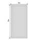 JAGO Plachta 650 g/m², hliníková oka, bílá, 4 x 8 m