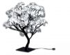 Dekoratívne LED osvetlenie - strom s kvetmi, studená biela