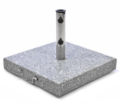 Stojan na slnečník - žula / nerezová oceľ, 50 kg