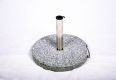 Stojan na slnečník (kruhový) - žula / nerezová oceľ, 40 kg