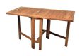 Záhradný skladací stôl DIVERO z teakového dreva