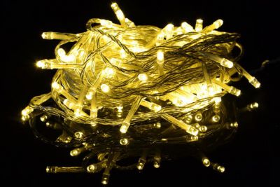 NEXOS Vianočná reťaz 10 m, 100  LED diód, teplá biela