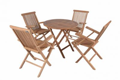 Diver záhradný skladací nábytok z tíkového dreva Garth