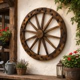 Dekoratívne drevené koleso