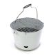 Mini BBQ gril vedro - biely