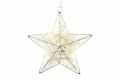 Vianočná dekorácia - hviezda, 25 cm, 10 LED diód