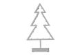 Vianočná dekorácia - stromček na stojančeku - 38 cm,  20 LED