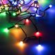 Vianočné LED osvetlenie 10 m - farebné, 100 MAXI LED diód