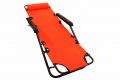 Skladacie záhradné ležadlo - oranžové