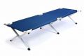 Prenosná hliníková skladacia posteľ DIVERO 210 x 64 x 42 cm – modrá